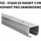 C73Z - STAGE SZ NOSNÝ C-PROFIL POZINKOVANÝ PRO SAMONOSNOU BRÁNU